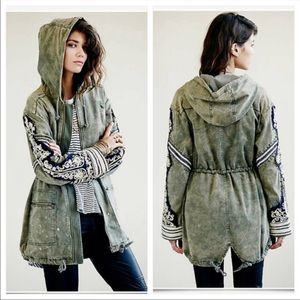 Free People Golden Quill Parka Jacket